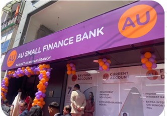 AU Small Finance Bank Branch Branding